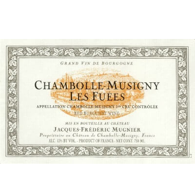 Jacques Frederic Mugnier Chambolle-Musigny 1er Cru Les Fuees 2011 (6x75cl)