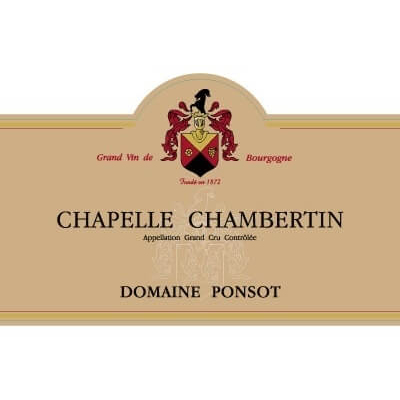 Ponsot Chapelle-Chambertin Grand Cru 2022 (3x75cl)