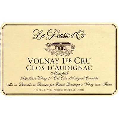 Pousse d'Or Volnay 1er Cru Clos d'Audignac 2019 (12x75cl)