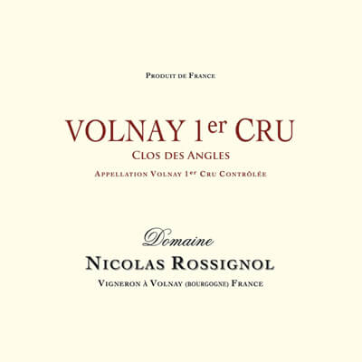 Nicolas Rossignol Volnay 1er Cru Clos des Angles 2017 (6x75cl)