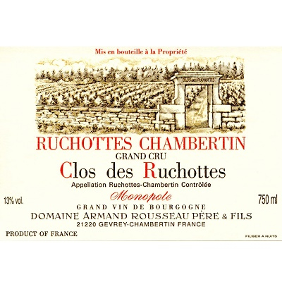 Armand Rousseau Ruchottes-Chambertin Grand Cru Clos des Ruchottes 2014 (6x75cl)