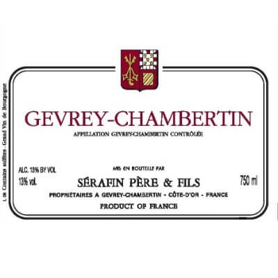 Serafin Pere & Fils Gevrey-Chambertin 2022 (6x75cl)