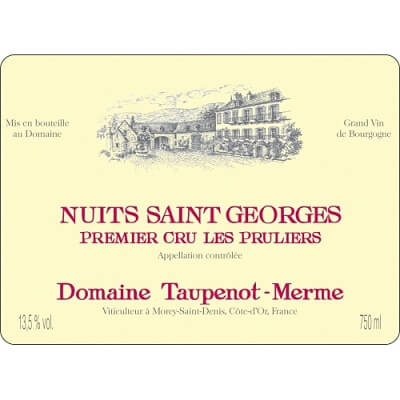 Taupenot Merme Nuits-Saint-Georges 1er Cru Les Pruliers 2022 (6x75cl)