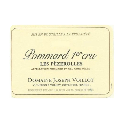 Joseph Voillot Pommard 1er Cru Les Pezerolles 2020 (6x75cl)