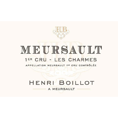 Henri Boillot Meursault 1er Cru Les Charmes 2018 (6x75cl)