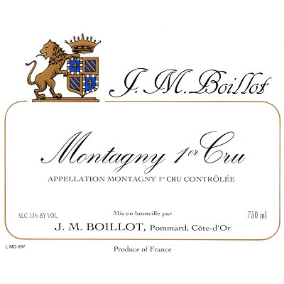 Jean-Marc Boillot Montagny 1er Cru 2023 (6x75cl)