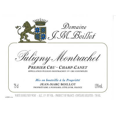 Jean-Marc Boillot Puligny-Montrachet 1er Cru Champ Canet 2022 (3x75cl)