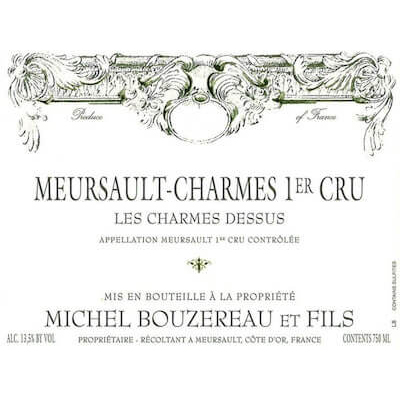 Michel Bouzereau Meursault Charmes 1er Cru Les Charmes Dessus 2022 (6x75cl)