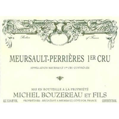 Michel Bouzereau Meursault 1er Cru Perrieres Blanc 2021 (6x75cl)