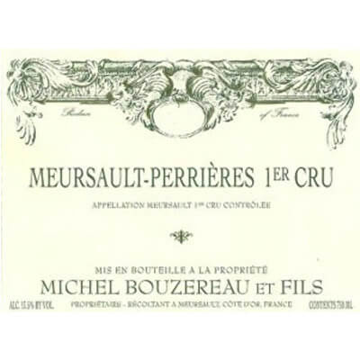 Michel Bouzereau Meursault 1er Cru Perrieres Blanc 2019 (6x75cl)