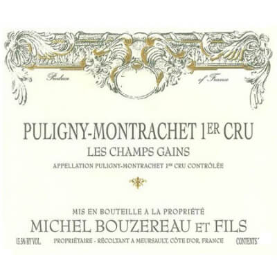Michel Bouzereau Puligny-Montrachet 1er Cru Les Champs Gains 2020 (2x75cl)
