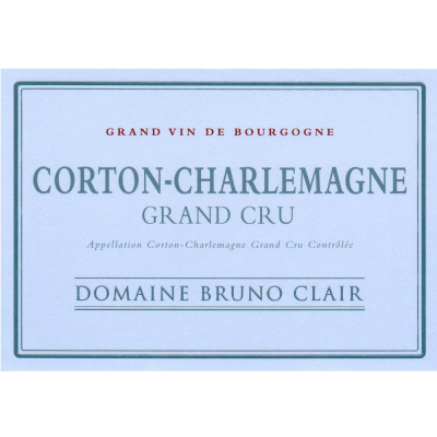 Bruno Clair Corton-Charlemagne Grand Cru Blanc 2019 (6x75cl)