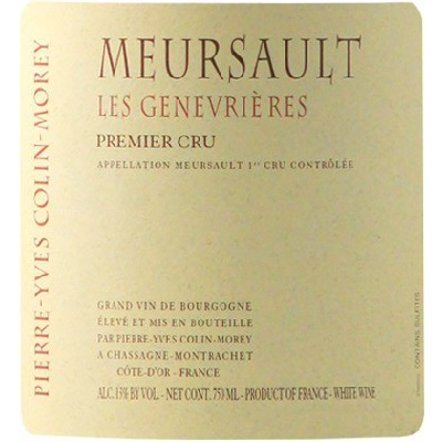 Pierre-Yves Colin-Morey Meursault 1er Cru Les Genevrieres 2013 (1x75cl)