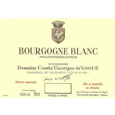 Comte Georges de Vogue Bourgogne Blanc 2010 (6x75cl)