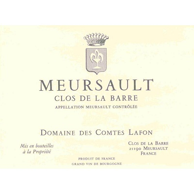 Comtes Lafon Meursault Clos de la Barre 2017 (12x75cl)