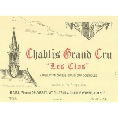 Vincent Dauvissat Chablis Grand Cru 'Les Clos' 2016 (6x75cl)