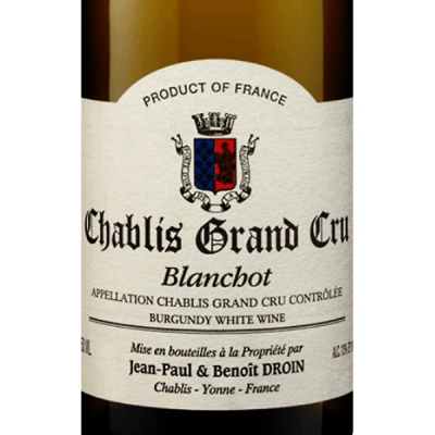 Jean-Paul Droin Chablis Grand Cru Blanchots 2018 (1x75cl)