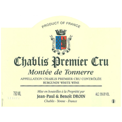 Jean-Paul Droin Chablis 1er Cru Montee de Tonnerre 2022 (6x75cl)