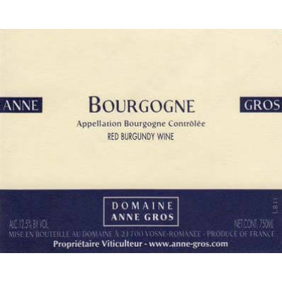 Anne Gros Bourgogne Blanc 2021 (6x75cl)