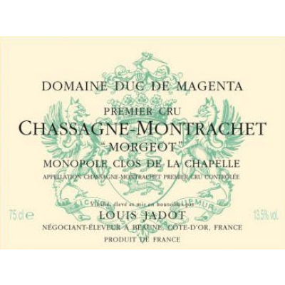Louis Jadot Chassagne-Montrachet 1er Cru Blanc Morgeot  2022 (3x75cl)