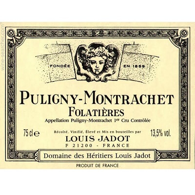 Louis Jadot Puligny-Montrachet 1er Cru Les Folatieres 2013 (1x75cl)