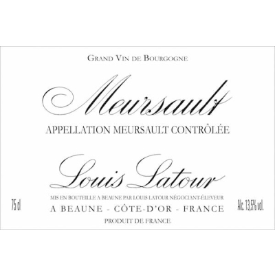 Louis Latour Meursault Blanc 2022 (6x75cl)