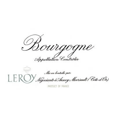 Maison Leroy Bourgogne Blanc 2018 (6x75cl)