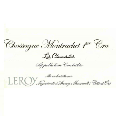 Maison Leroy Chassagne-Montrachet 1er Cru Les Chenevottes 2013 (12x75cl)
