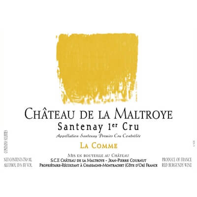 De la Maltroye Santenay 1er Cru La Comme Blanc 2020 (6x75cl)