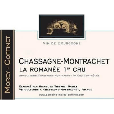 Morey-Coffinet Chassagne-Montrachet 1er Cru La Romanee 2022 (6x75cl)