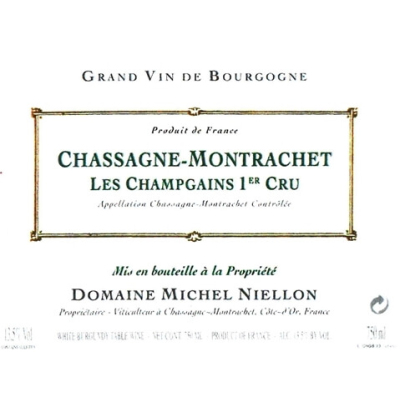 Michel Niellon Chassagne Montrachet 1er Cru Les Champs Gains 2022 (12x75cl)