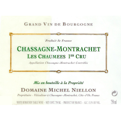 Michel Niellon Chassagne-Montrachet 1er Cru Les Chaumees 2018 (12x75cl)