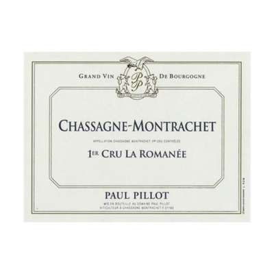 Paul Pillot Chassagne-Montrachet 1er Cru La Romanee 2019 (1x75cl)