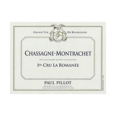 Paul Pillot Chassagne-Montrachet 1er Cru La Romanee 2018 (1x75cl)
