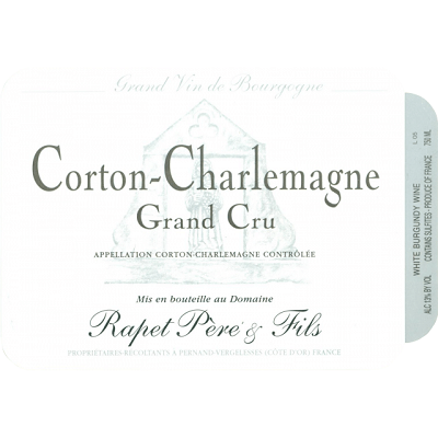 Rapet Pere & Fils Corton-Charlemagne Grand Cru 2020 (6x75cl)