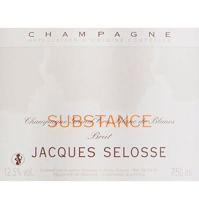 Jacques Selosse Substance NV (6x75cl)