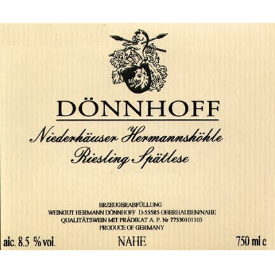 Donnhoff Niederhauser Hermannshohle Riesling Spatlese 2006 (6x75cl)
