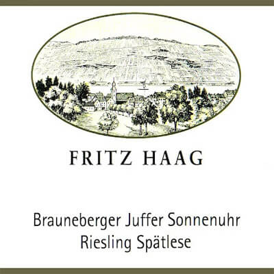 Fritz Haag Brauneberger Juffer Sonnenuhr Riesling Spatlese 2020 (6x75cl)