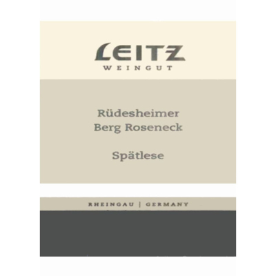 Josef Leitz Rudesheimer Berg Roseneck Riesling Spatlese 2007 (6x75cl)