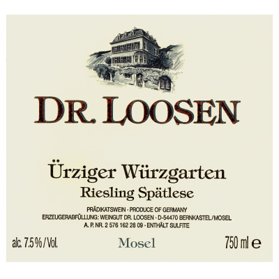 Weingut Dr. Loosen Urziger Wurzgarten Riesling Spatlese 2005 (6x75cl)