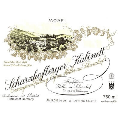 Egon Muller Scharzhofberger Riesling Kabinett 2016 (3x150cl)