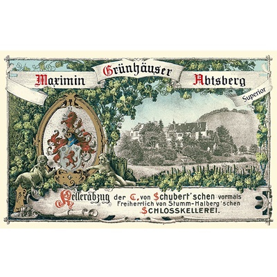Von Schubert Maximin Grunhauser Abtsberg Riesling Superior 2016 (3x150cl)