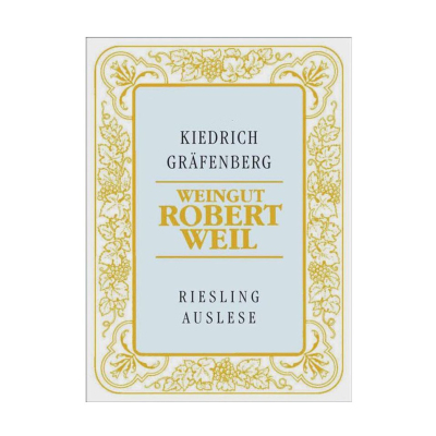 Robert Weil Kiedricher Grafenberg Riesling Auslese Goldkapsel Auktion 2014 (1x37.5cl)