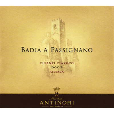 Antinori Badia A Passignano Chianti Classico Riserva 2011 (6x75cl)