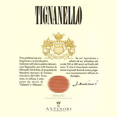 Tignanello 2001 (6x75cl)
