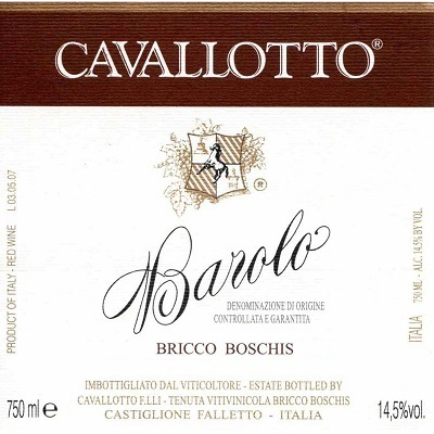 Cavallotto Barolo Bricco Boschis 2015 (1x150cl)
