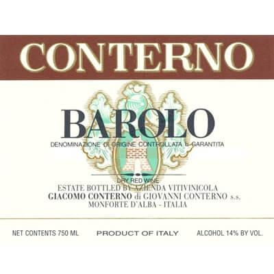 Giacomo Conterno Barolo 1970 (1x75cl)