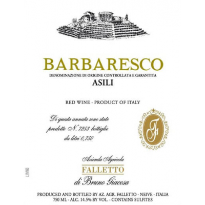 Bruno Giacosa Barbaresco Asili 2007 (6x75cl)