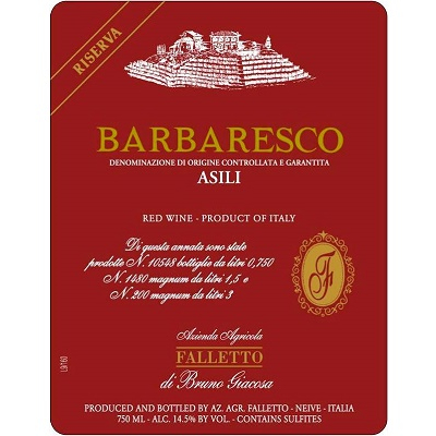 Bruno Giacosa Barbaresco Asili Riserva 2014 (3x150cl)
