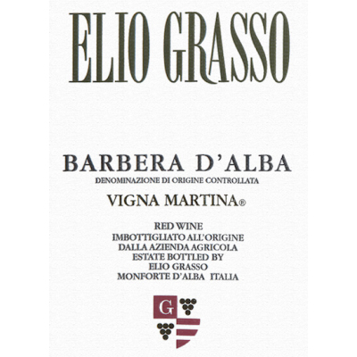 Elio Grasso Barbera d'Alba Vigna Martina 2022 (1x150cl)